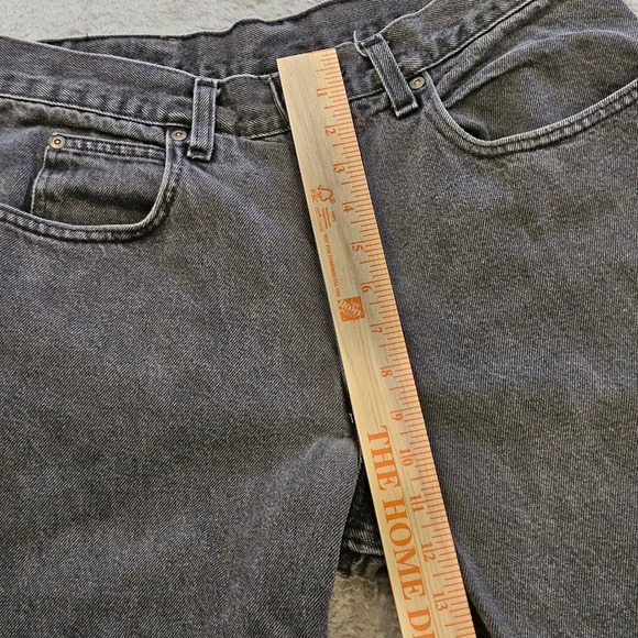 Austin Jeans Mens Classic Fit Straight Leg Faded Black Denim 33x32/30×30 Vintage - Picture 7 of 9